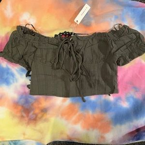 Olive Green Two Piece Set